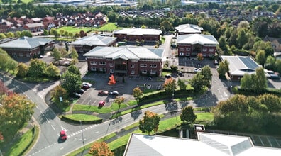 Springwood Way, Macclesfield, CHS - Aerial map view
