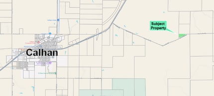 Harrisville Road, Calhan, CO - Aerial  map view