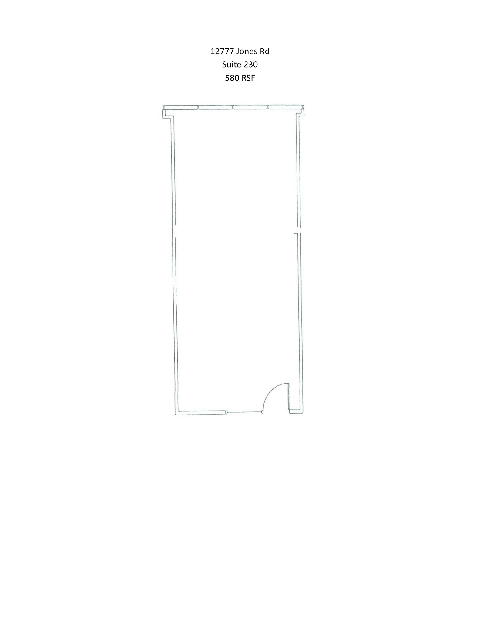 12777 Jones Rd, Houston, TX à louer Plan de site- Image 1 de 1