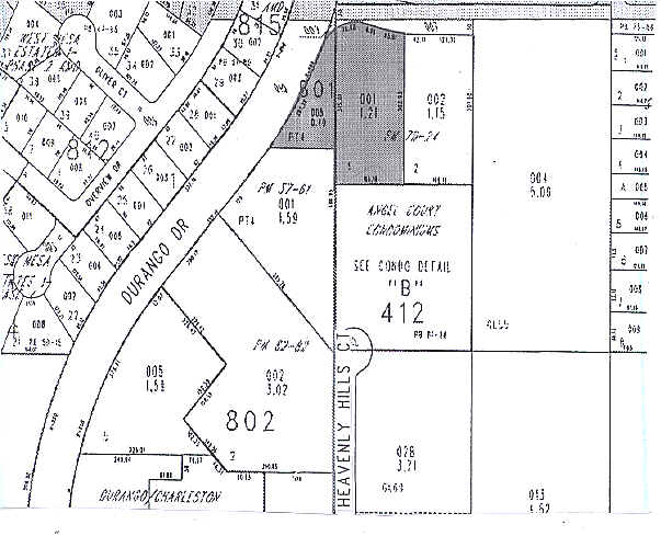 810-850 S Durango Dr, Las Vegas, NV for lease - Plat Map - Image 3 of 20