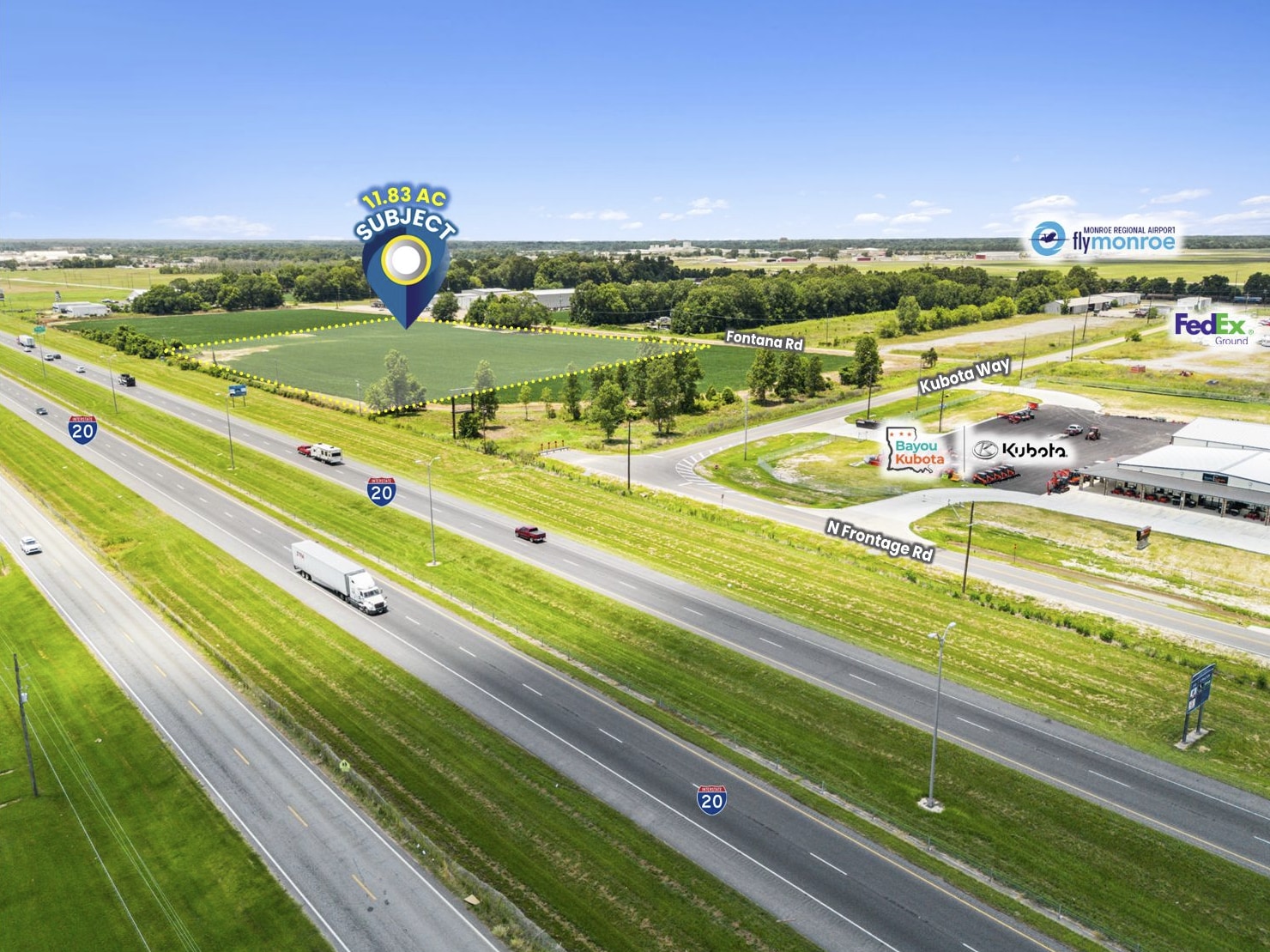 Fontana Rd, Monroe, LA for sale Primary Photo- Image 1 of 4