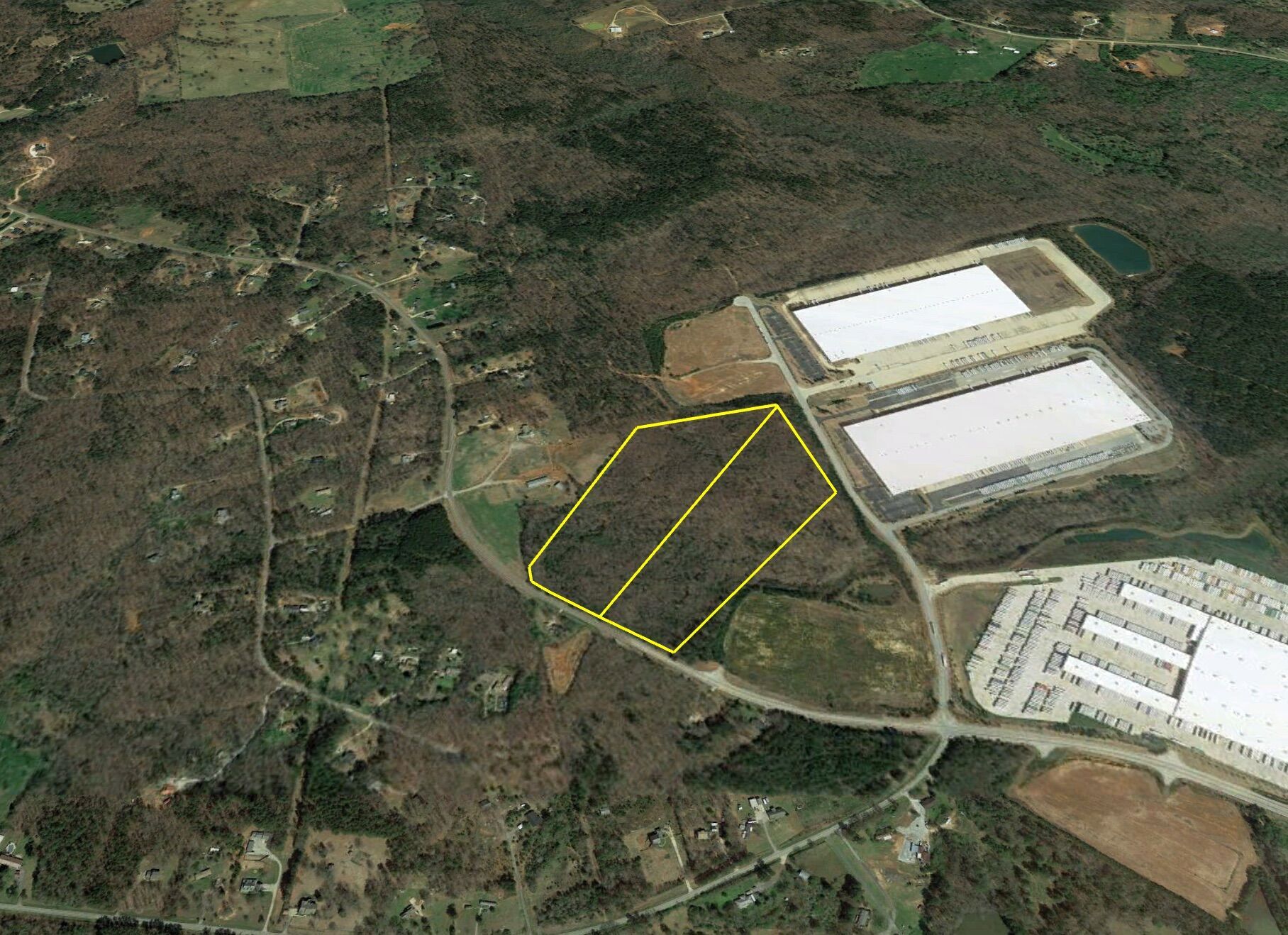 Holly Springs Rd, Pendergrass, GA for sale Aerial- Image 1 of 2