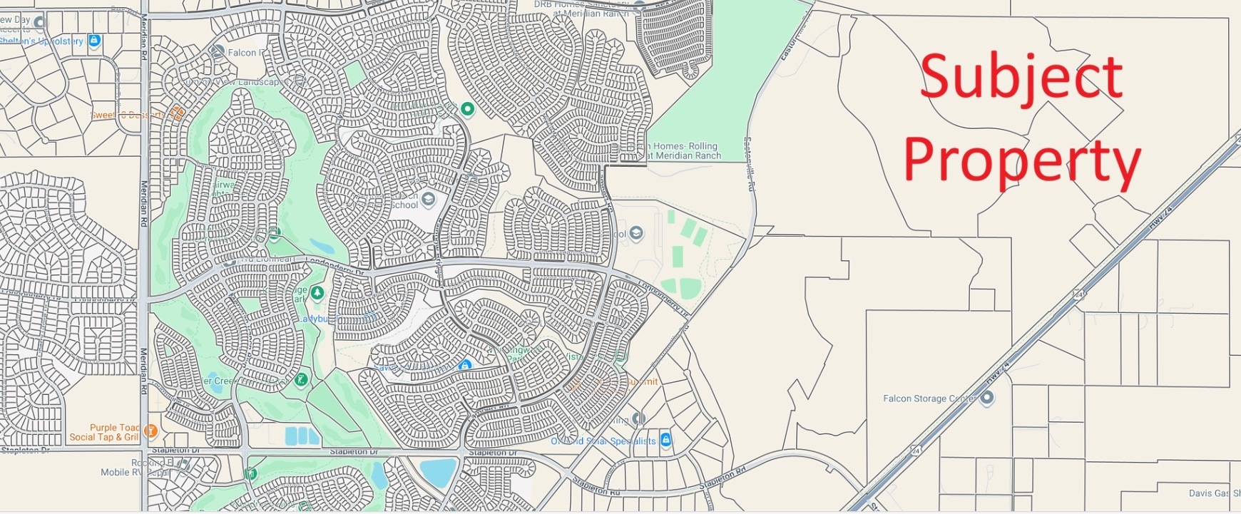 Eastonville/HYW 24, Falcon, CO for sale Building Photo- Image 1 of 2