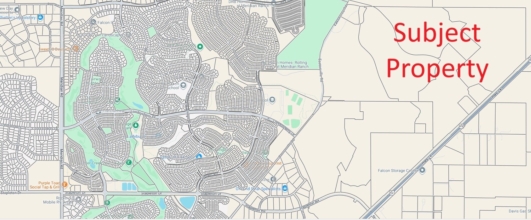 Eastonville/HYW 24, Falcon, CO à vendre Photo du bâtiment- Image 1 de 2