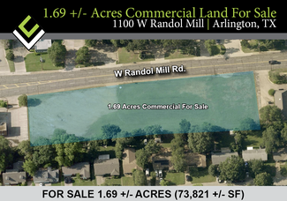 More details for 1100 W Randol Mill Rd, Arlington, TX - Land for Sale