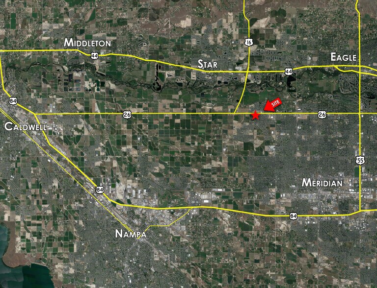 6280 N Black Cat Rd, Meridian, ID à vendre - Aérien - Image 2 de 4