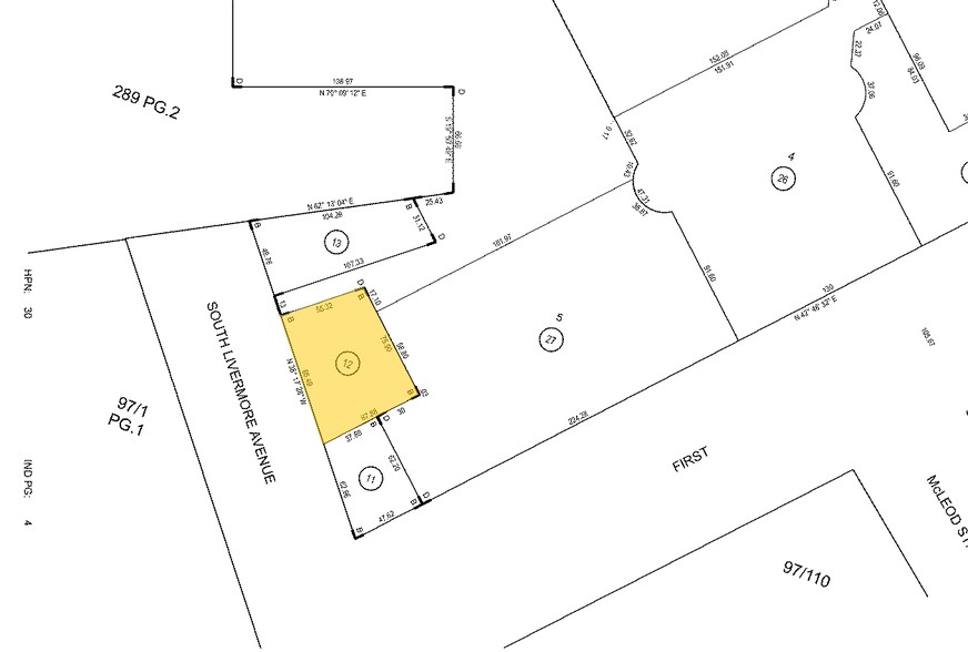 56 S Livermore Ave, Livermore, CA à louer - Plan cadastral - Image 2 de 5