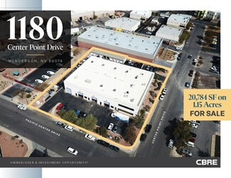 More details for 1180 Center Point Dr, Henderson, NV - Flex for Sale