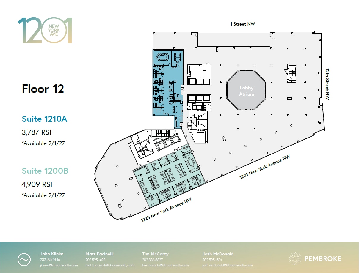 1201 New York Ave NW, Washington, DC for lease Floor Plan- Image 1 of 1