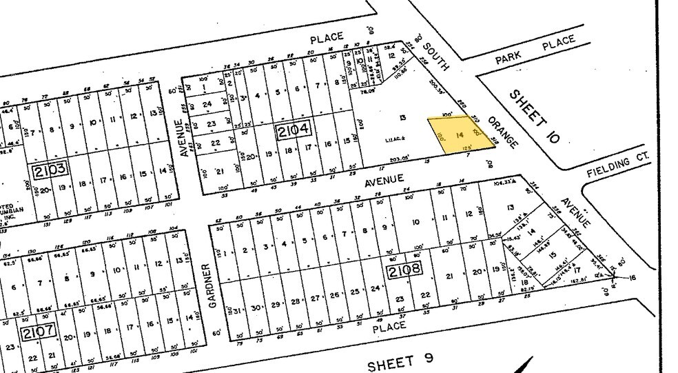 310 S Orange Ave, South Orange, NJ à louer - Plan cadastral - Image 2 de 2
