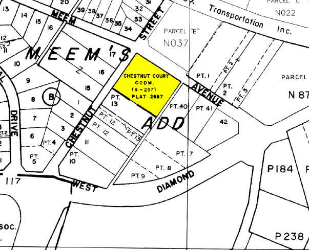 101 Chestnut St, Gaithersburg, MD à vendre - Plan cadastral - Image 3 de 47