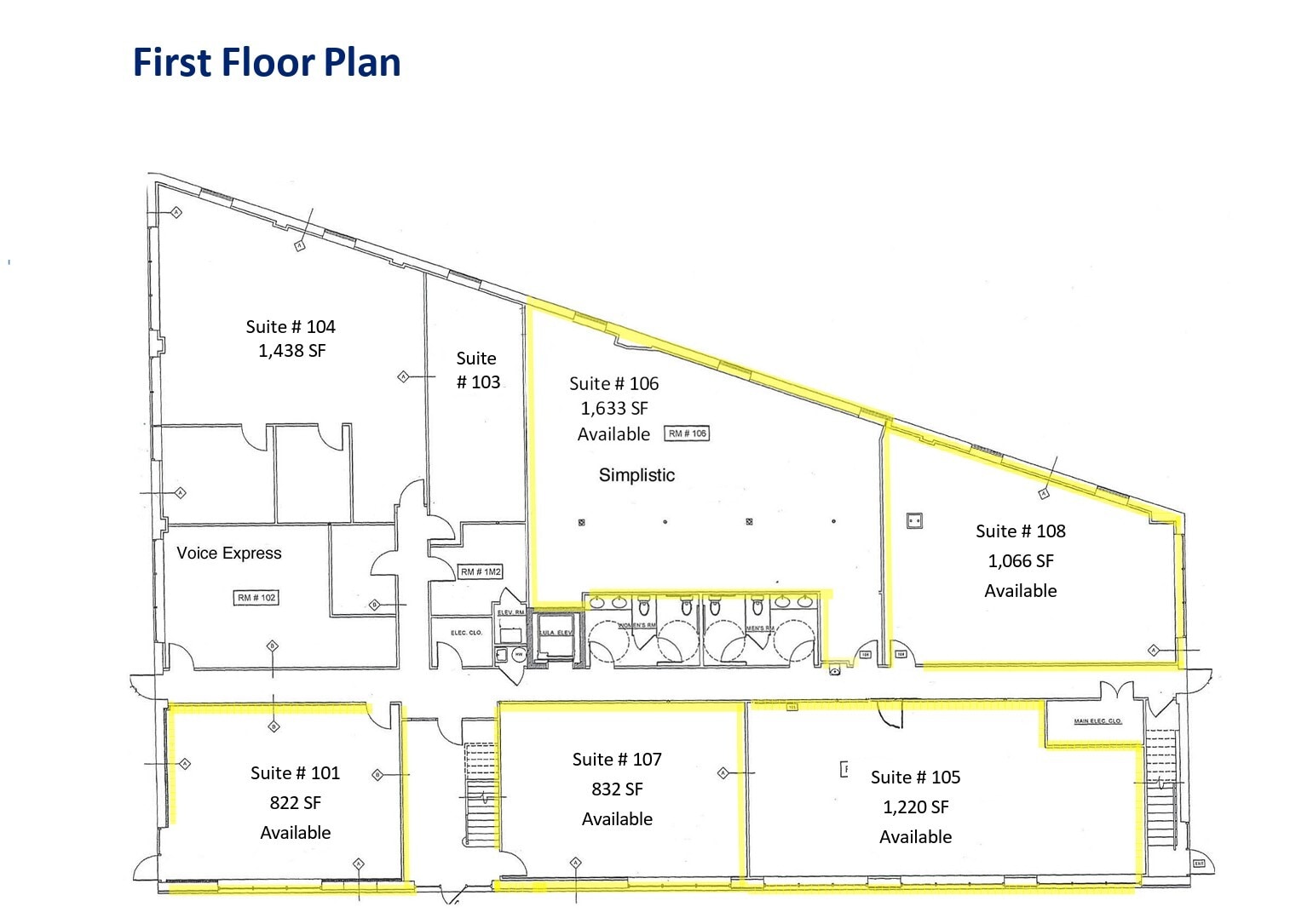 1525 Kings Hwy E, Fairfield, CT for lease Floor Plan- Image 1 of 1