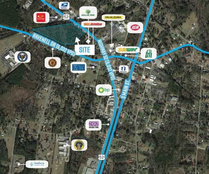 3944 Byrnes Dr, Saint Stephen, SC for lease - Aerial - Image 2 of 2