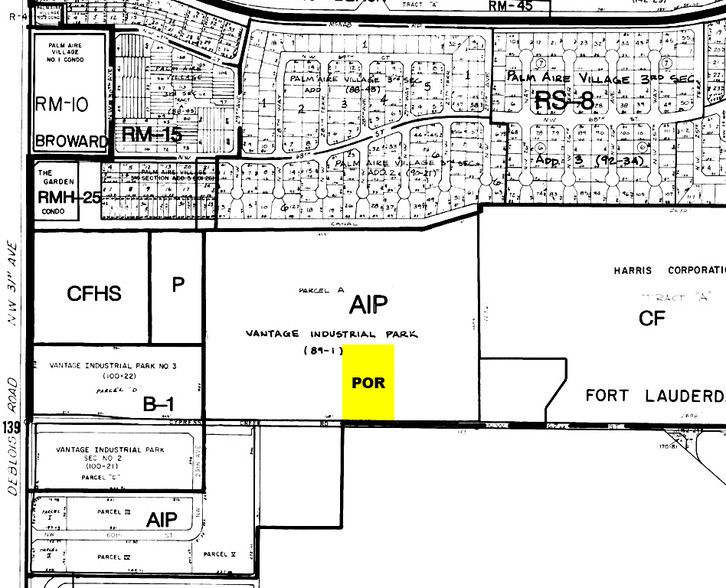 2745 W Cypress Creek Rd, Fort Lauderdale, FL à louer - Plan cadastral - Image 2 de 10