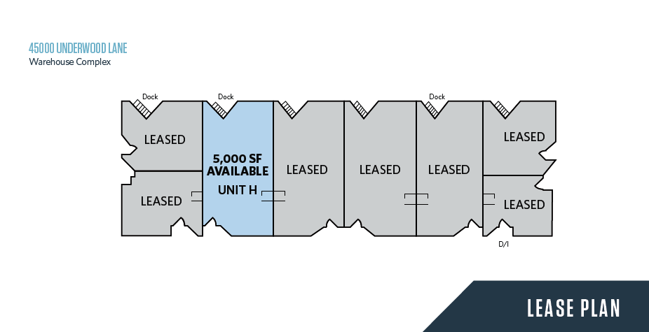 45000 Underwood Ln, Sterling, VA à louer - Plan d’étage - Image 2 de 4