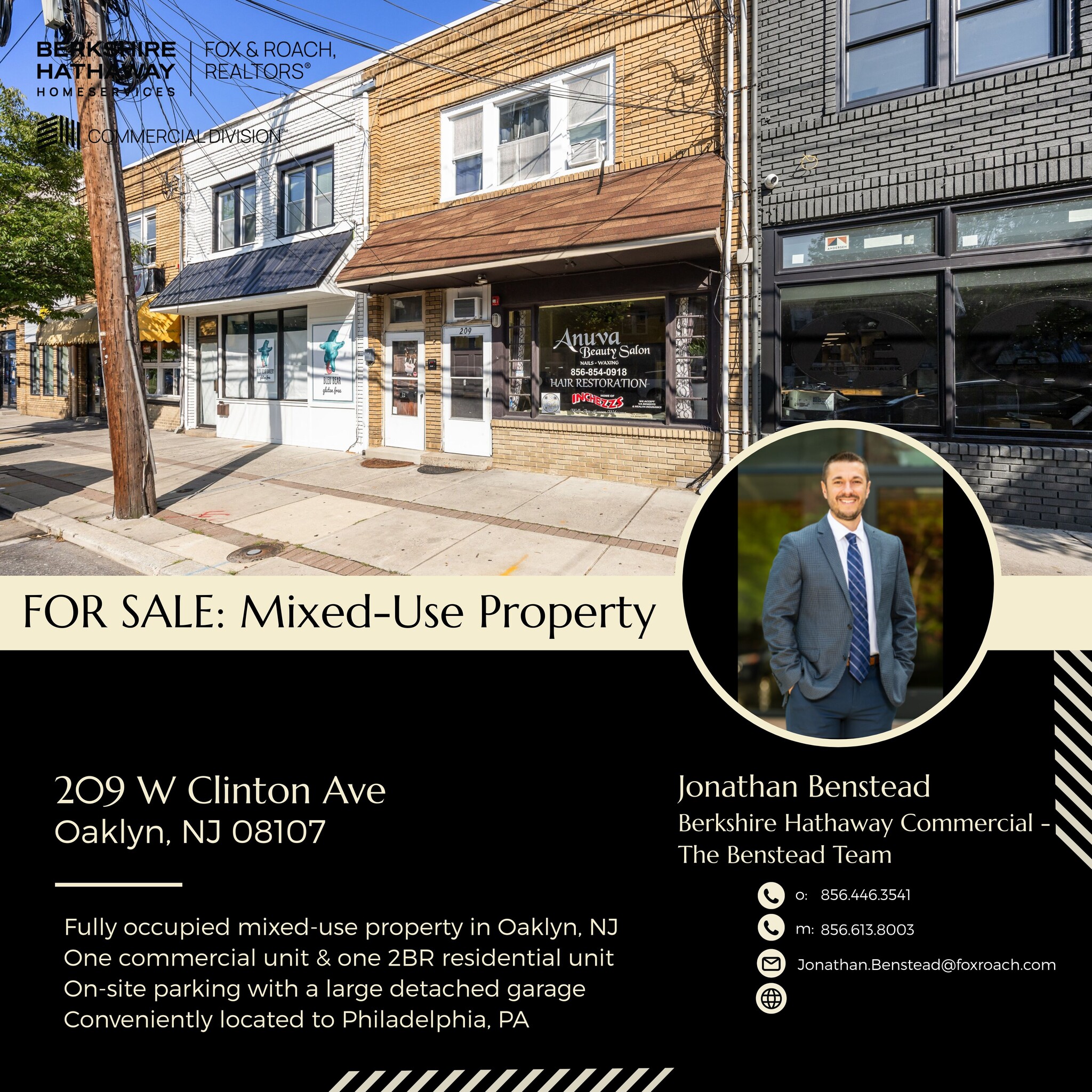 209 W Clinton Ave, Oaklyn, NJ for sale Building Photo- Image 1 of 17