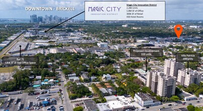 80 NW 72nd St, Miami, FL - aerial  map view