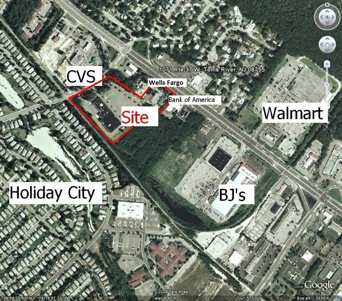 1071 Route 37 W, Toms River, NJ à louer - Aérien - Image 3 de 7