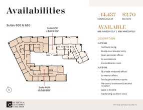 100 W Broadway, Glendale, CA à louer Plan d’étage- Image 1 de 2