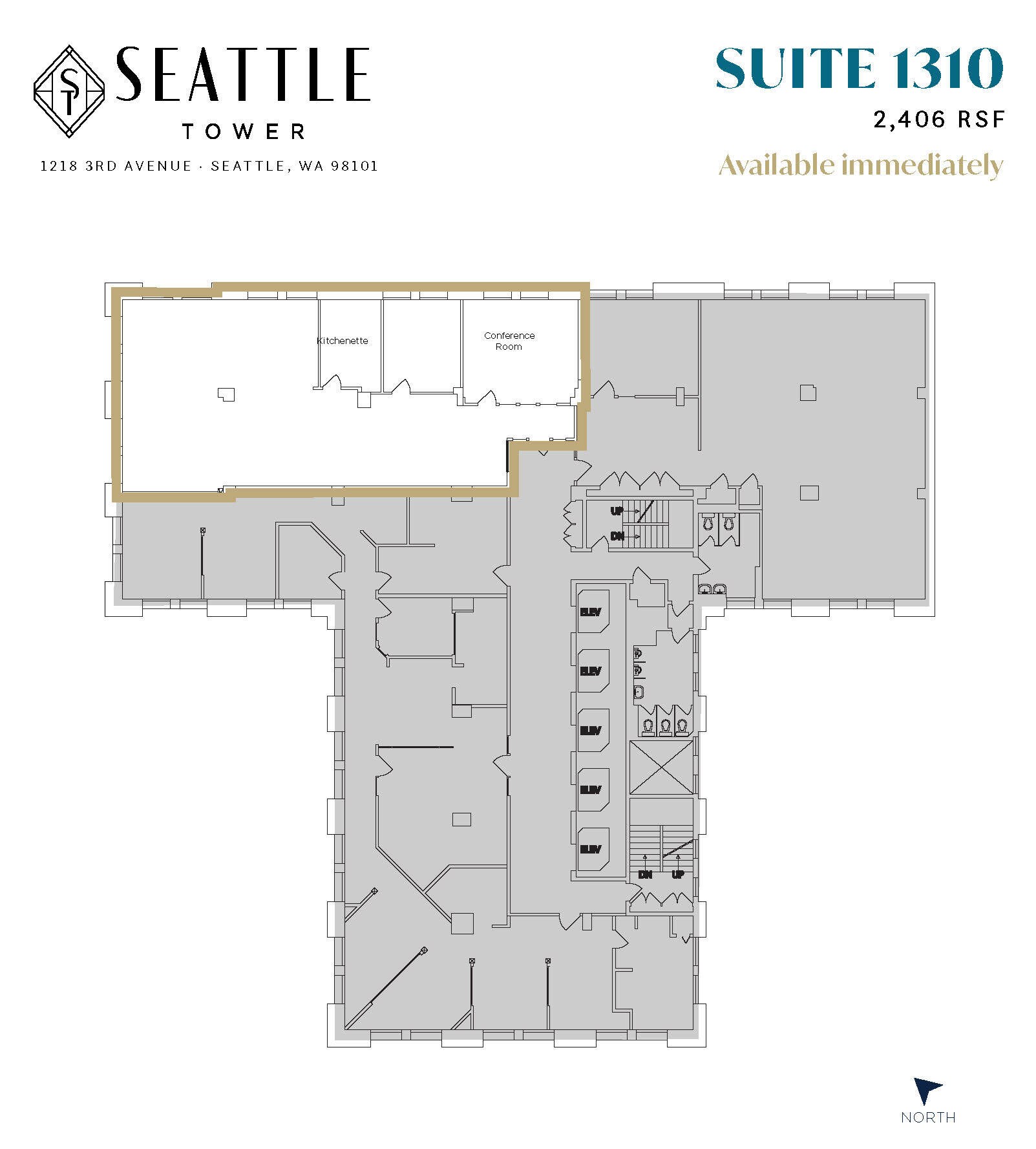 1218 3rd Ave, Seattle, WA for lease Floor Plan- Image 1 of 1