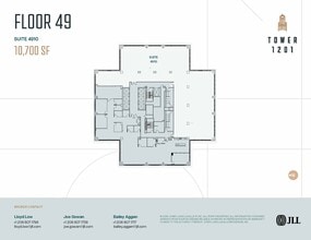 1201 3rd Ave, Seattle, WA à louer Plan d’étage- Image 1 de 1