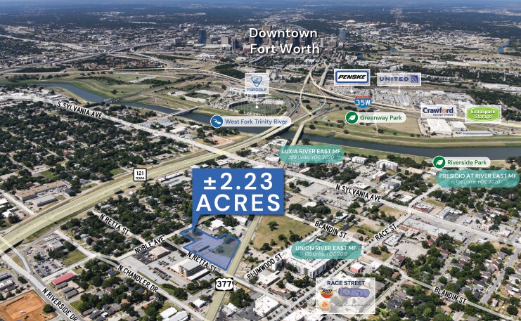 2924 E Belknap St st, Fort Worth, TX à vendre - Aérien - Image 2 de 2