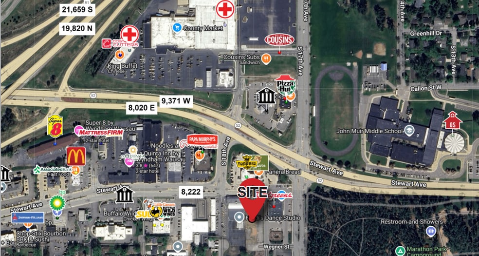 1711 Stewart Ave, Wausau, WI for sale - Building Photo - Image 2 of 2