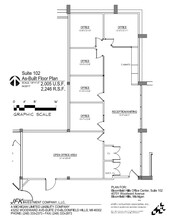 40701 Woodward Ave, Bloomfield Hills, MI à louer Plan d  tage- Image 1 de 1