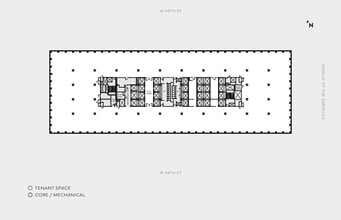 1221 Avenue of the Americas, New York, NY for lease Floor Plan- Image 1 of 6