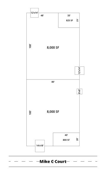 18321-18333 Mike C Ct, Fraser, MI for sale - Building Photo - Image 2 of 2