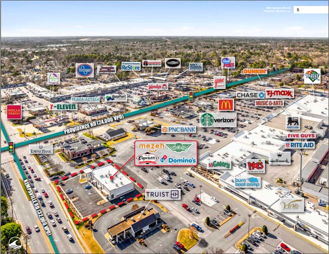 Plus de détails pour 853-855 Kempsville Rd, Virginia Beach, VA - Commerce de détail à louer