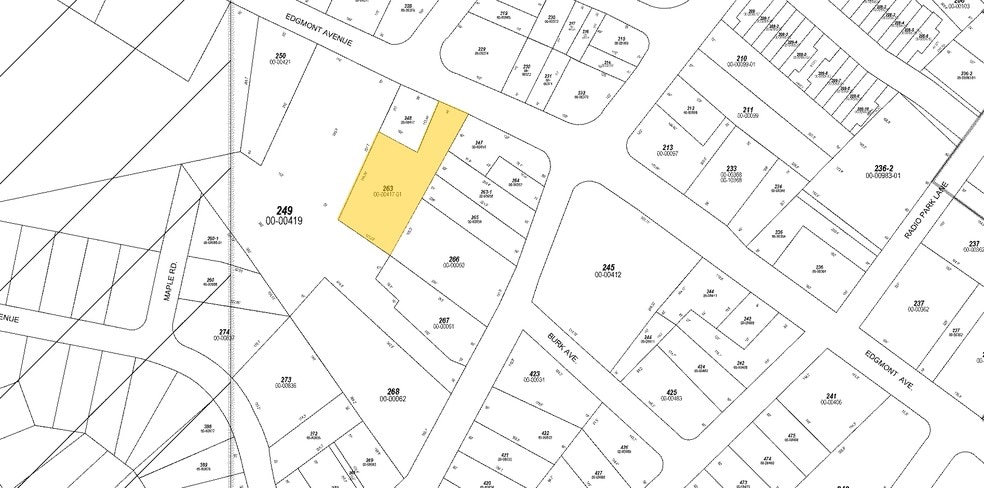 4106-4114 Edgmont Ave, Brookhaven, PA for lease - Plat Map - Image 2 of 7