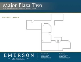 5750 Major Blvd, Orlando, FL à louer Plan de site- Image 1 de 1