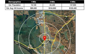 5182 Sonoma Blvd, Vallejo, CA - Aerial  map view