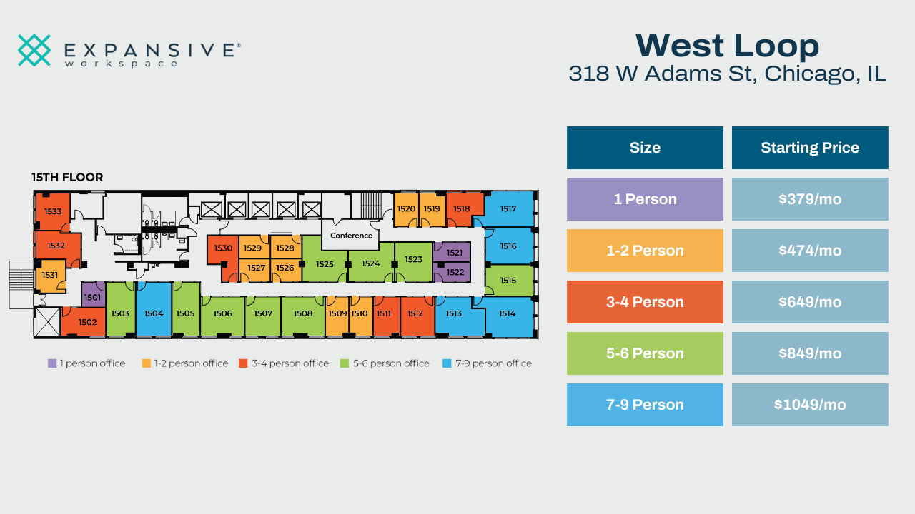 318 W Adams St, Chicago, IL for lease Floor Plan- Image 1 of 4