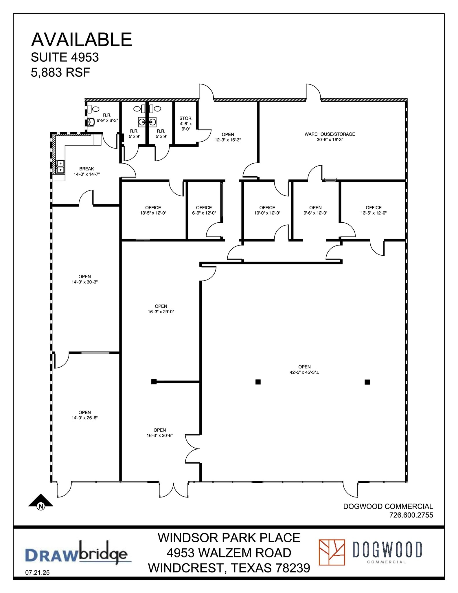 4941-4977 Walzem Rd, San Antonio, TX à louer Plan de site- Image 1 de 1