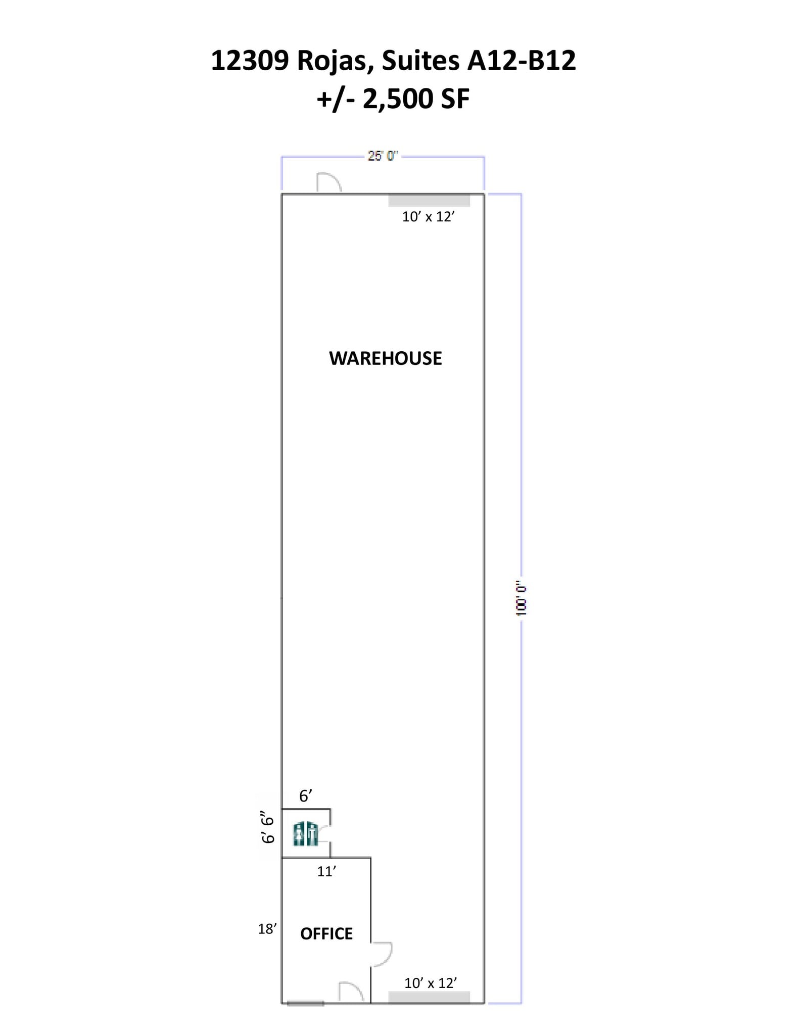12309 Rojas Dr, El Paso, TX for lease Interior Photo- Image 1 of 1