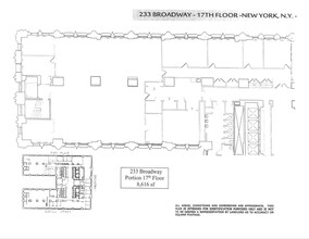 233 Broadway, New York, NY for lease Floor Plan- Image 1 of 1