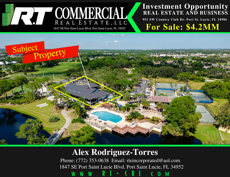 951 SW Country Club Dr, Port Saint Lucie, FL for sale - Building Photo - Image 1 of 12