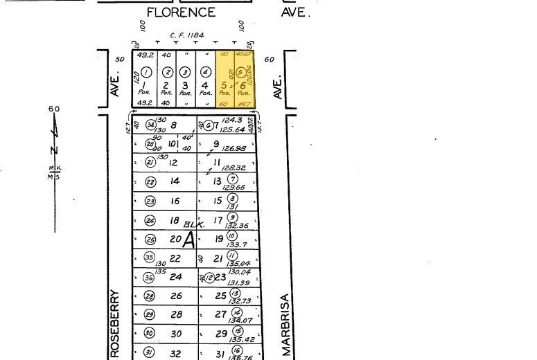 2230 E Florence Ave, Huntington Park, CA à louer - Plan cadastral - Image 3 de 3