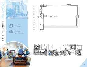 1475 Fillmore St, San Francisco, CA for lease Floor Plan- Image 2 of 2