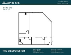 11451 Katy Fwy, Houston, TX à louer Plan d’étage- Image 1 de 2