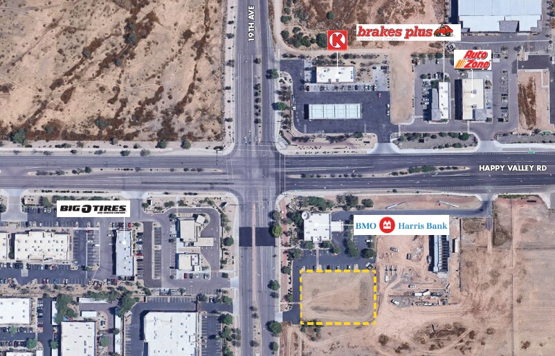 1875 W Happy Valley Rd, Phoenix, AZ à louer - Aérien - Image 3 de 3