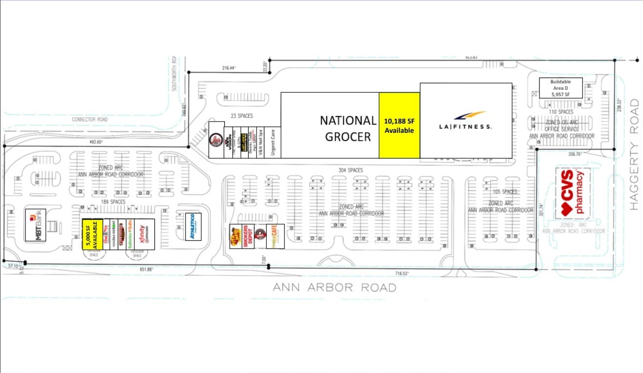 41128-41640 Ann Arbor Rd, Plymouth, MI for lease Floor Plan- Image 1 of 1