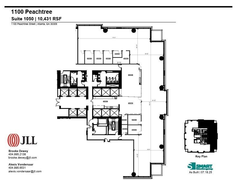 1100 Peachtree St NE, Atlanta, GA for lease Floor Plan- Image 1 of 1