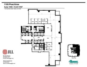 1100 Peachtree St NE, Atlanta, GA for lease Floor Plan- Image 1 of 1