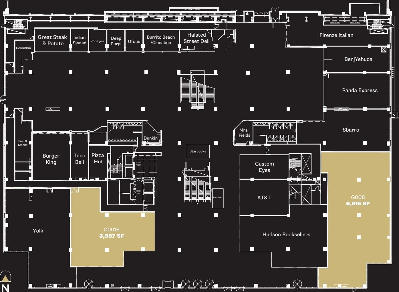 500 W Madison St, Chicago, IL à louer Plan d’étage- Image 1 de 1