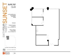 6430 W Sunset Blvd, Los Angeles, CA for lease Floor Plan- Image 1 of 1