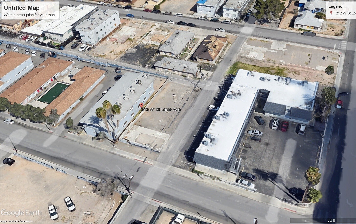 212 W St Louis Ave, Las Vegas, NV à vendre Aérien- Image 1 de 2