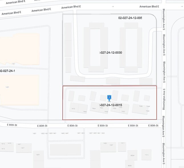 7940 Bloomington Ave S, Bloomington, MN à vendre - Plan cadastral - Image 2 de 2